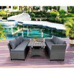 Bromford Rectangular 35.4'' Long Dining Set with Cushions - Image 7