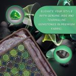 HealthyLine Far Infrared Heating Pad - Hot Stones Jade Tourmaline - Negative Ions - Mesh JT Mat Full 7224 Soft Light InfraMat Pro? - Image 4