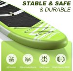 Premium Stand Up Paddle Board, Yoga Board with Durable SUP Accessories & Carry Bag | Wide Stance, Surf Control, Non-Slip Deck, Leash, Paddle and Pump for Youth & Adult - Image 81