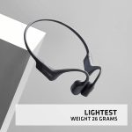 AfterShokz Aeropex Open-Ear Wireless Bone Conduction Headphones with Sport Belt, Cosmic Black, 2.3 - Image 10